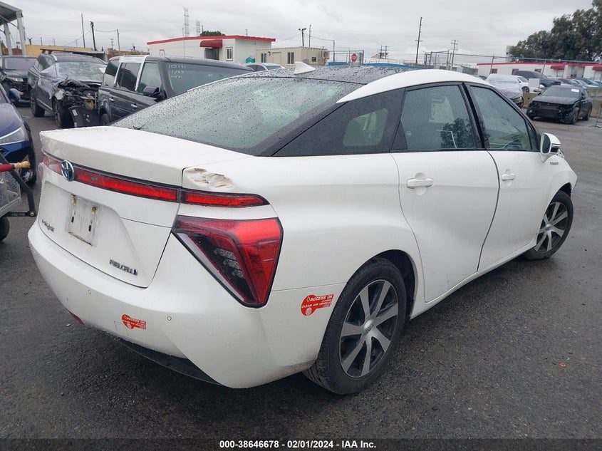 VIN JTDBVRBD8JA004503 2018 TOYOTA MIRAI