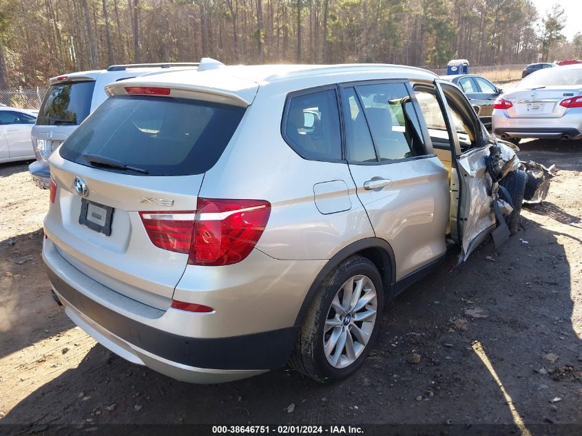 2013 BMW X3 XDRIVE28I - 5UXWX9C53D0D06263