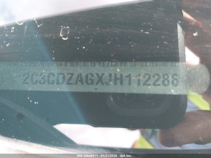 2018 DODGE CHALLENGER SXT PLUS - 2C3CDZAGXJH112288