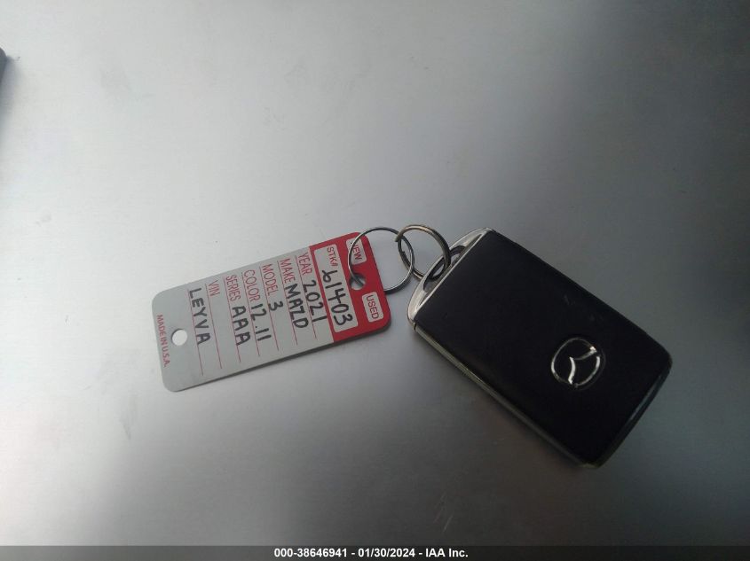 2021 MAZDA MAZDA3 SELECT - JM1BPABL0M1320808