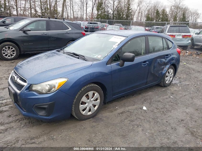 2013 SUBARU IMPREZA 2.0I - JF1GPAA67D2881671