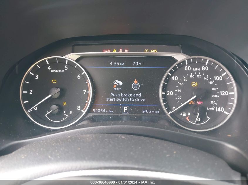 2019 NISSAN ALTIMA SR - 1N4BL4CV3KC209027