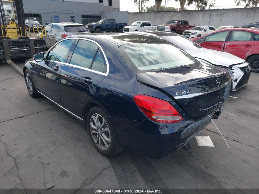 2016 MERCEDES-BENZ C 300 LUXURY/SPORT - 55SWF4JB2GU166403