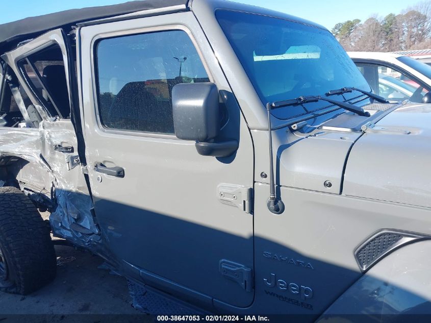 2020 JEEP WRANGLER UNLIMITED SAHARA 4X4 - 1C4HJXEG7LW243496