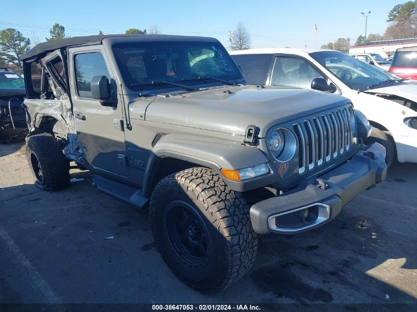 2020 JEEP WRANGLER UNLIMITED SAHARA 4X4 - 1C4HJXEG7LW243496