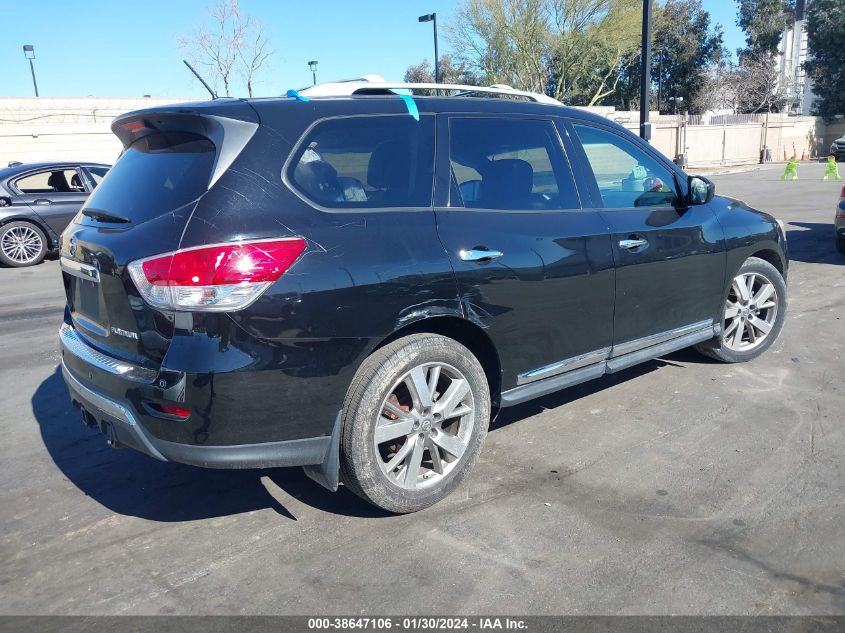 2014 NISSAN PATHFINDER PLATINUM - 5N1AR2MN5EC601577