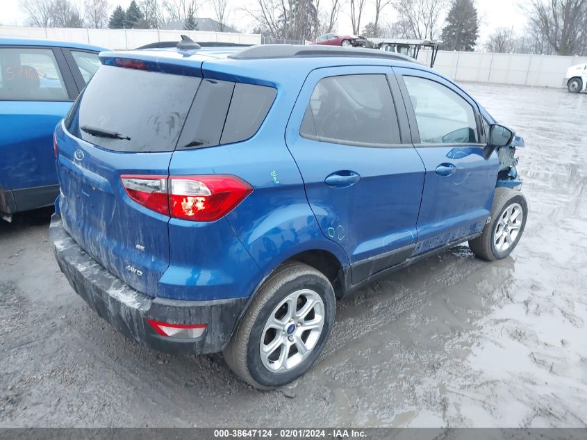 2020 FORD ECOSPORT SE MAJ6S3GL5LC394660