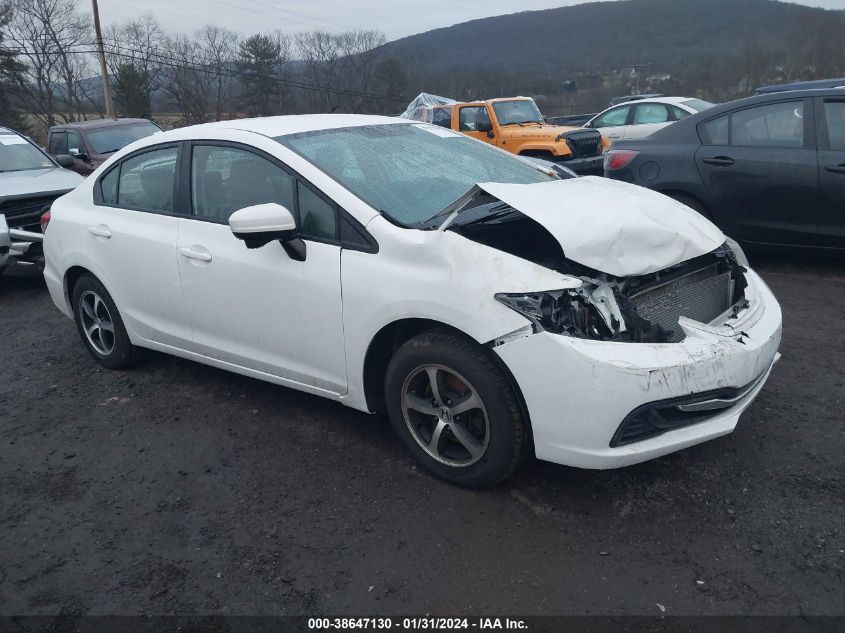 2015 HONDA CIVIC SE - 19XFB2F72FE229591