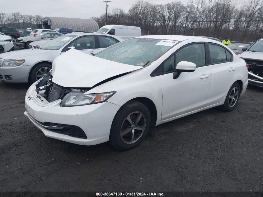 2015 HONDA CIVIC SE - 19XFB2F72FE229591