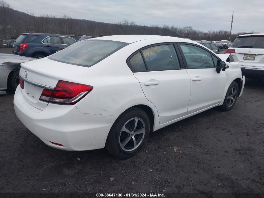 2015 HONDA CIVIC SE - 19XFB2F72FE229591