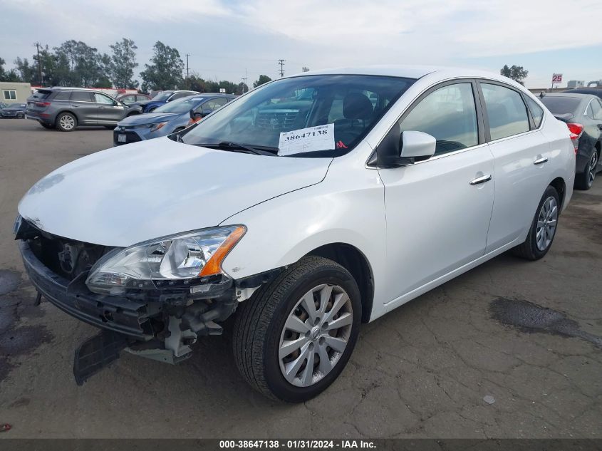 2014 NISSAN SENTRA FE+ S/FE+ SV/S/SL/SR/SV - 3N1AB7AP9EY244832