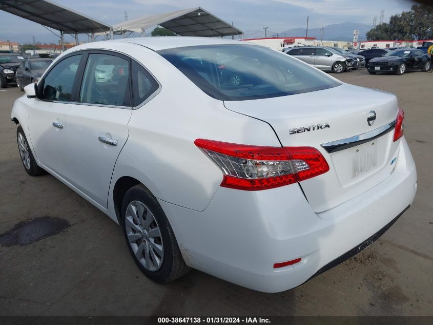 2014 NISSAN SENTRA FE+ S/FE+ SV/S/SL/SR/SV - 3N1AB7AP9EY244832