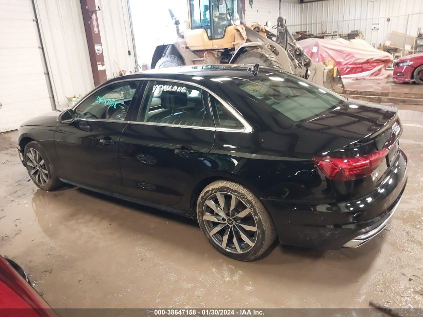 2023 AUDI A4 SEDAN - WAUAAAF42PN017443
