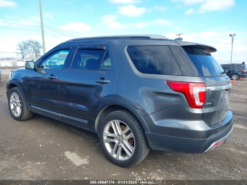 2016 FORD EXPLORER XLT - 1FM5K8D89GGD33843