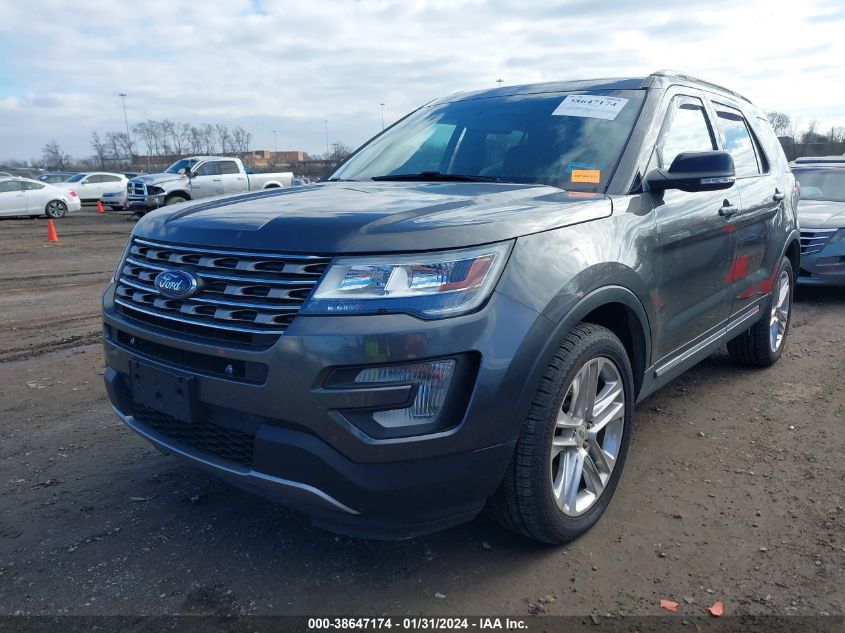 2016 FORD EXPLORER XLT - 1FM5K8D89GGD33843