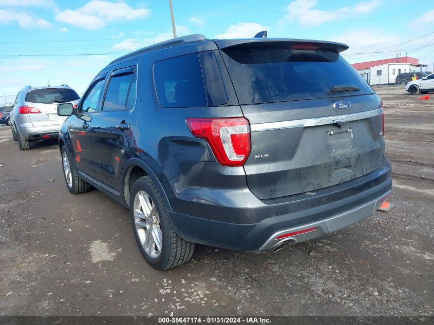 2016 FORD EXPLORER XLT - 1FM5K8D89GGD33843