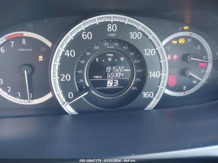 2014 HONDA ACCORD EX-L - 1HGCR2F85EA163127
