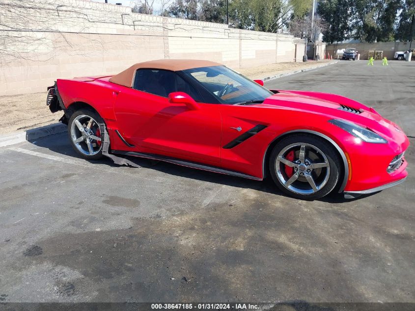 2014 CHEVROLET CORVETTE STINGRAY - 1G1YF3D70E5114870