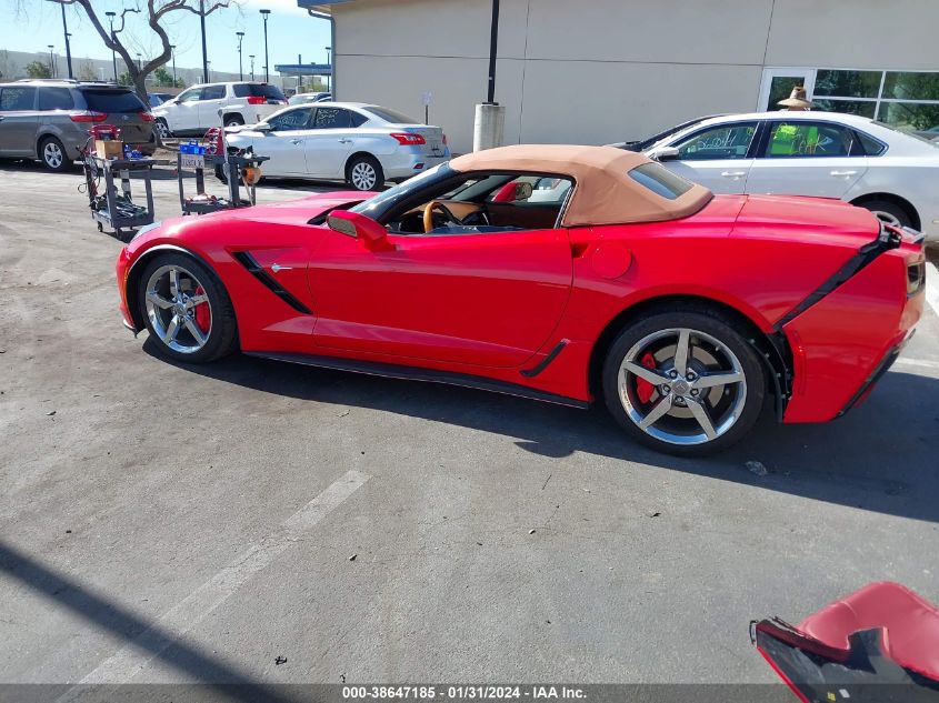 2014 CHEVROLET CORVETTE STINGRAY - 1G1YF3D70E5114870