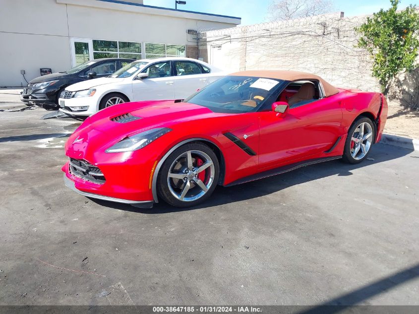 2014 CHEVROLET CORVETTE STINGRAY - 1G1YF3D70E5114870