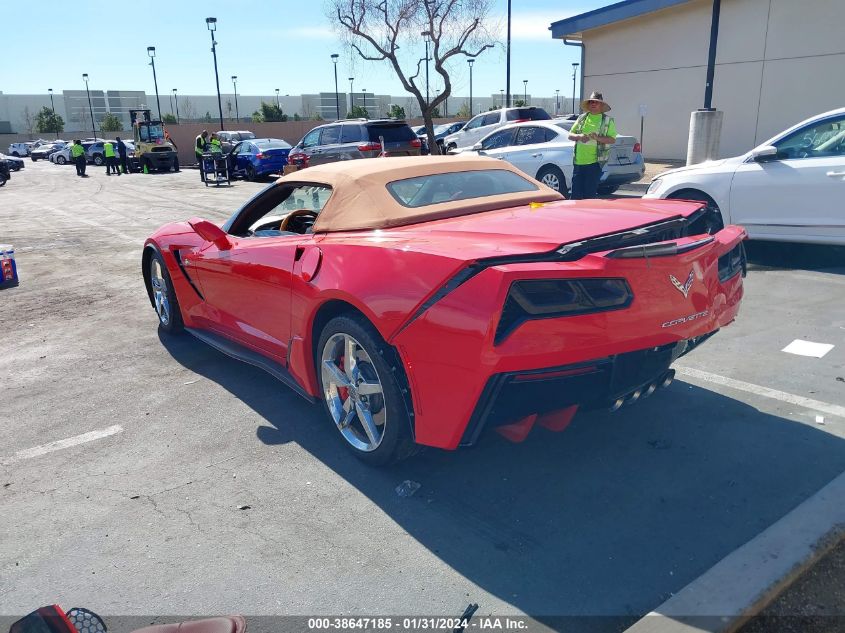 2014 CHEVROLET CORVETTE STINGRAY - 1G1YF3D70E5114870
