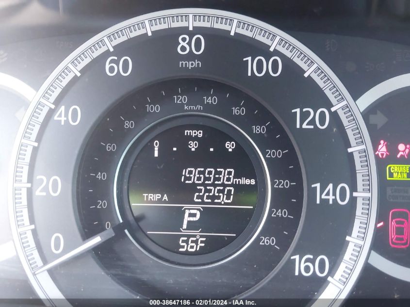 2014 HONDA ACCORD EXL - 1HGCR3F8XEA023967