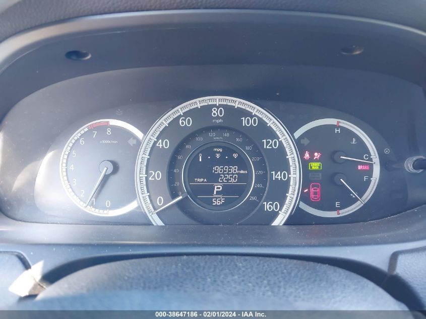 2014 HONDA ACCORD EXL - 1HGCR3F8XEA023967