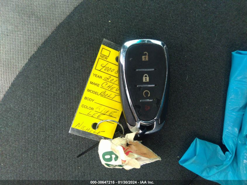 2017 CHEVROLET BOLT EV LT - 1G1FW6S02H4173251