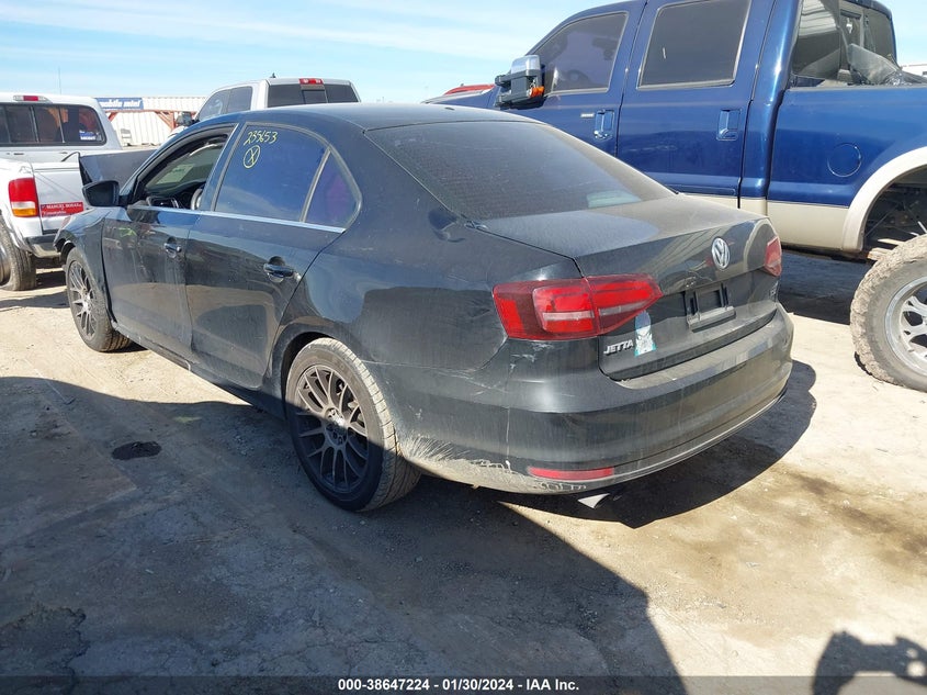 VIN 3VW167AJ0HM235653 2017 VOLKSWAGEN JETTA 1.4T S