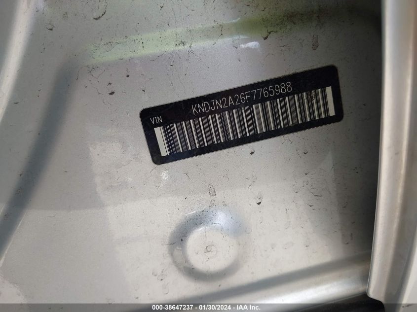 2015 KIA SOUL - KNDJN2A26F7765988
