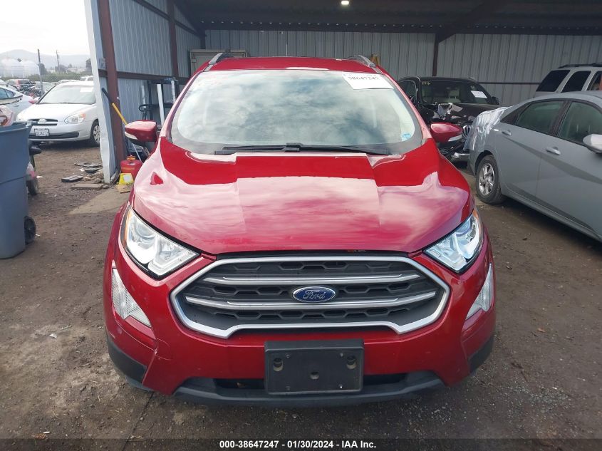 2020 FORD ECOSPORT SE - MAJ6S3GL7LC341264