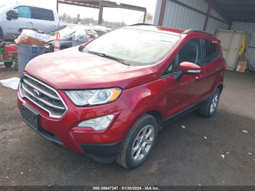 2020 FORD ECOSPORT SE - MAJ6S3GL7LC341264