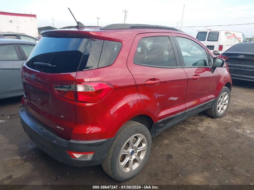 2020 FORD ECOSPORT SE - MAJ6S3GL7LC341264