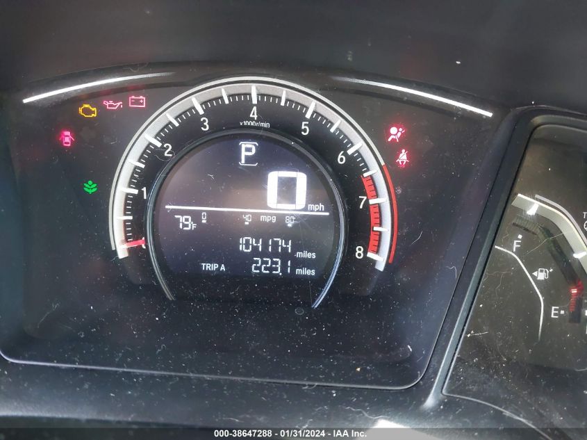2017 HONDA CIVIC SPORT - SHHFK7H46HU426985