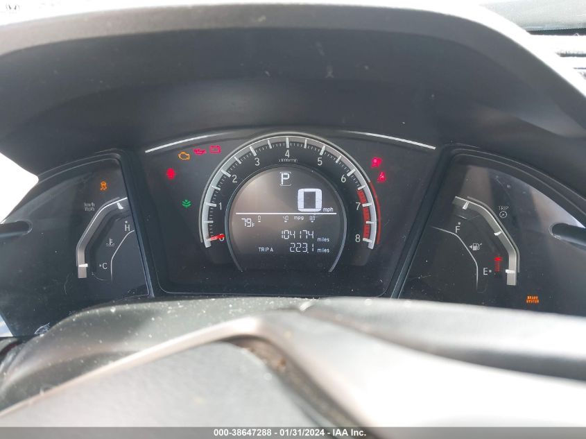 2017 HONDA CIVIC SPORT - SHHFK7H46HU426985