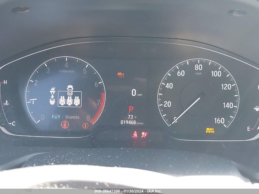 2022 HONDA ACCORD SPORT - 1HGCV1F36NA022027