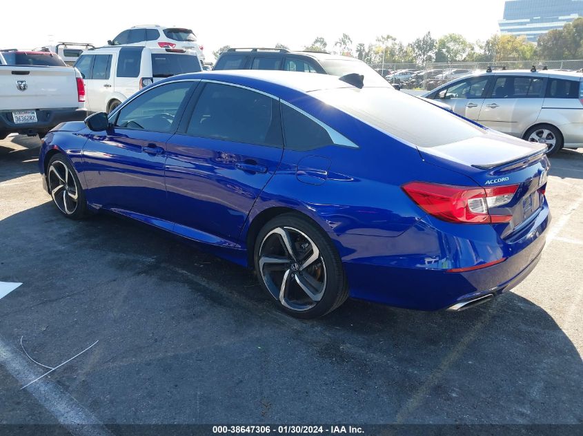2022 HONDA ACCORD SPORT - 1HGCV1F36NA022027
