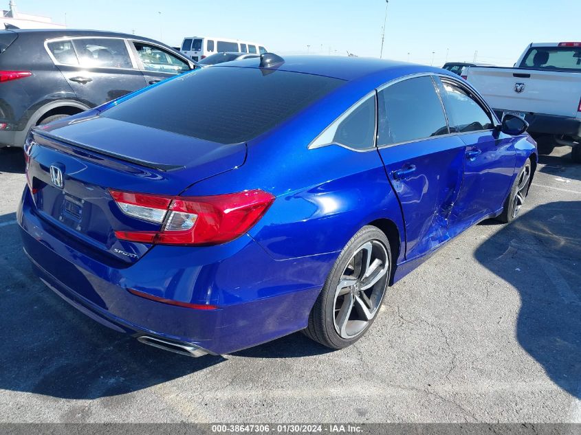 2022 HONDA ACCORD SPORT - 1HGCV1F36NA022027