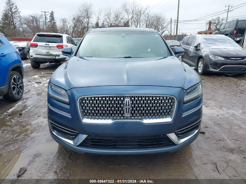 2019 LINCOLN NAUTILUS RESERVE - 2LMPJ8L99KBL41645