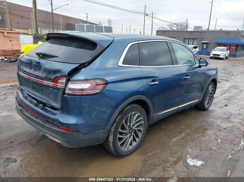 2019 LINCOLN NAUTILUS RESERVE - 2LMPJ8L99KBL41645