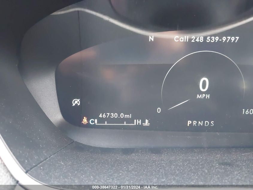 2019 LINCOLN NAUTILUS RESERVE - 2LMPJ8L99KBL41645