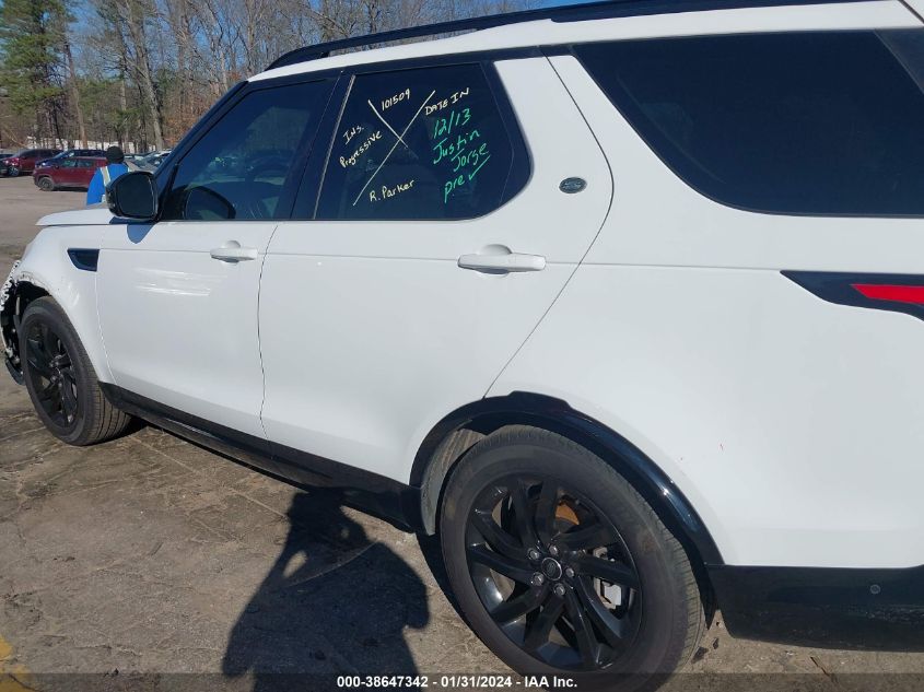 2019 LAND ROVER DISCOVERY HSE - SALRR2RVXKA081117