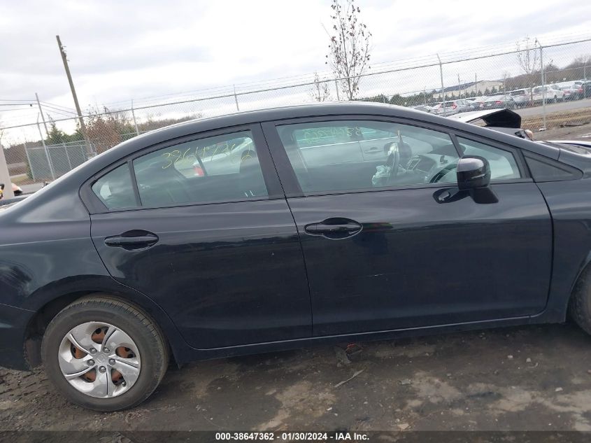 2015 HONDA CIVIC LX - 19XFB2F54FE035837