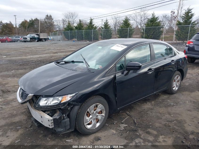 2015 HONDA CIVIC LX - 19XFB2F54FE035837