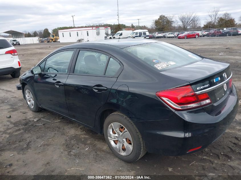 2015 HONDA CIVIC LX - 19XFB2F54FE035837