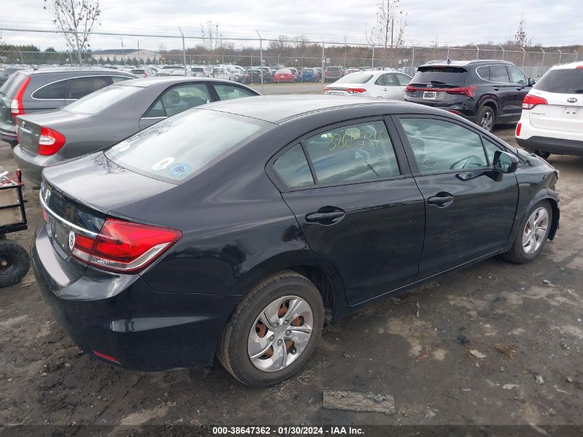 2015 HONDA CIVIC LX - 19XFB2F54FE035837