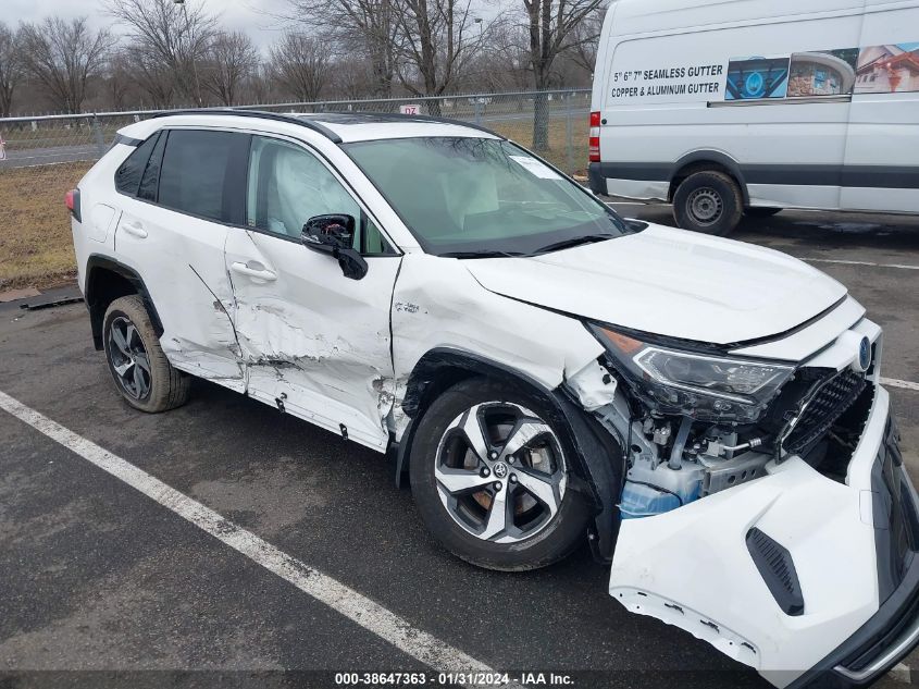 Lot #2539237296 2021 TOYOTA RAV4 PRIME SE salvage car