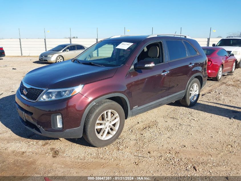 2014 KIA SORENTO LX - 5XYKTCA63EG520537