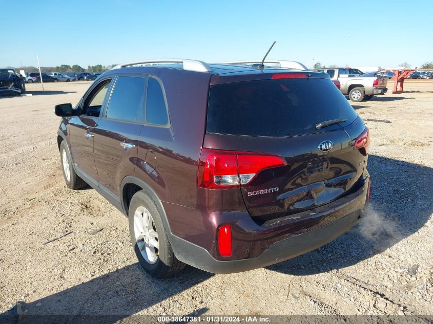 2014 KIA SORENTO LX - 5XYKTCA63EG520537