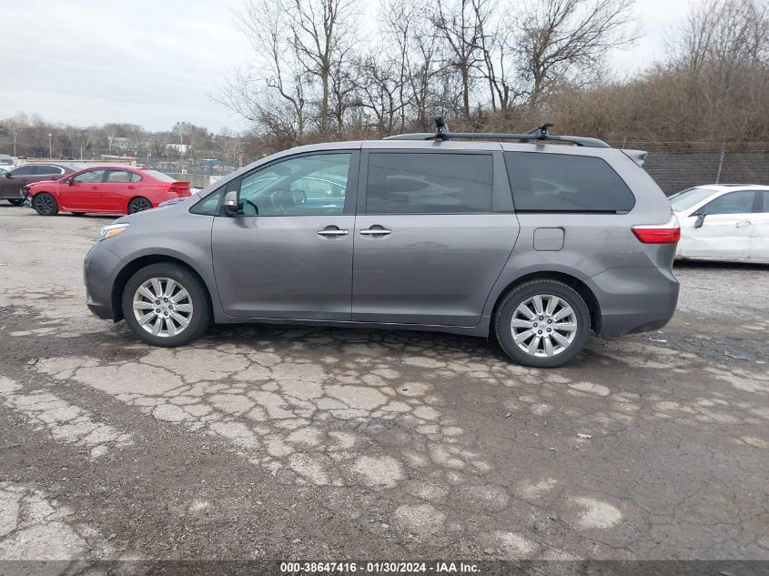 2015 TOYOTA SIENNA LIMITED PREMIUM 7 PASSENGER - 5TDDK3DC0FS112045
